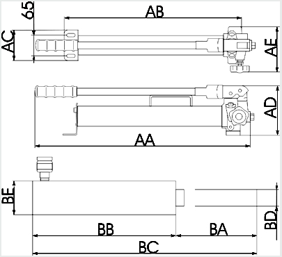 DW-390 — набор для правки кузовов 15 предметов