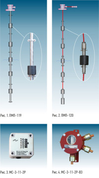 ПМП-119, ПМП-120 С СИГНАЛИЗАТОРОМ МС-3-11-2Р - ДАТЧИКИ - ИНДИКАТОРЫ УРОВНЯ
